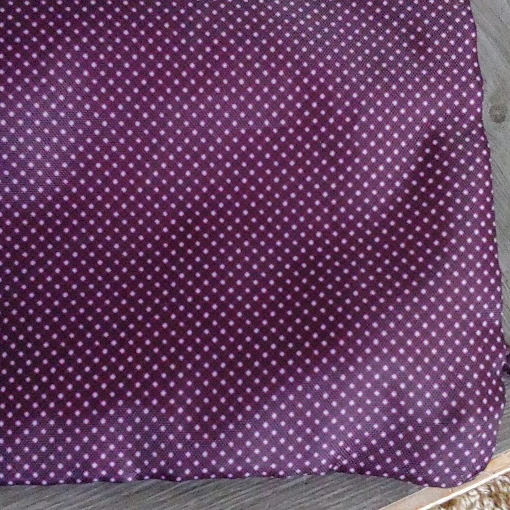 Thirty-One Plum Dot Drawstring Backpack - image 2